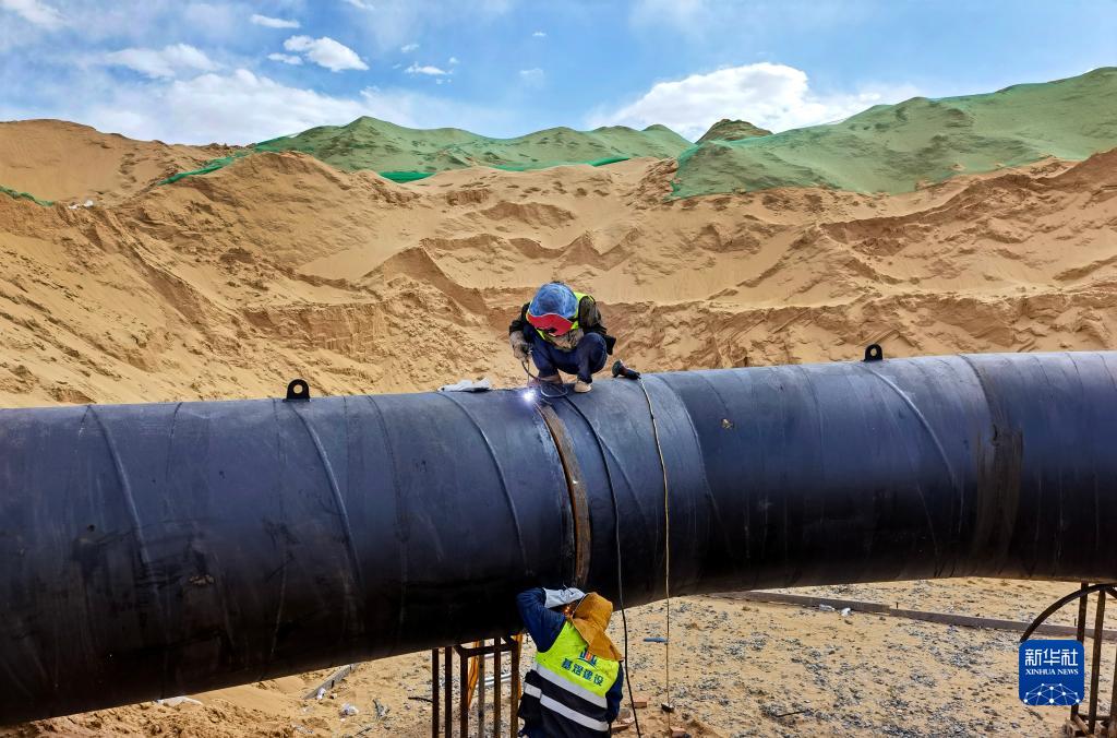 陕西榆阳:回收利用矿井疏干水