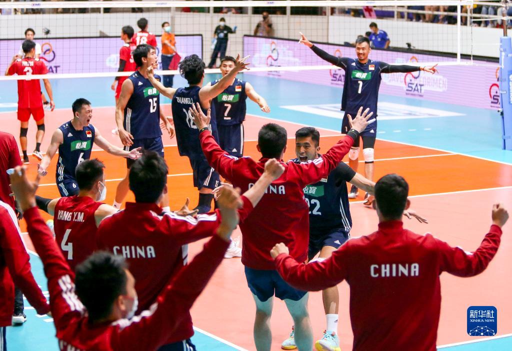排球——男排亚洲杯:中国队夺冠