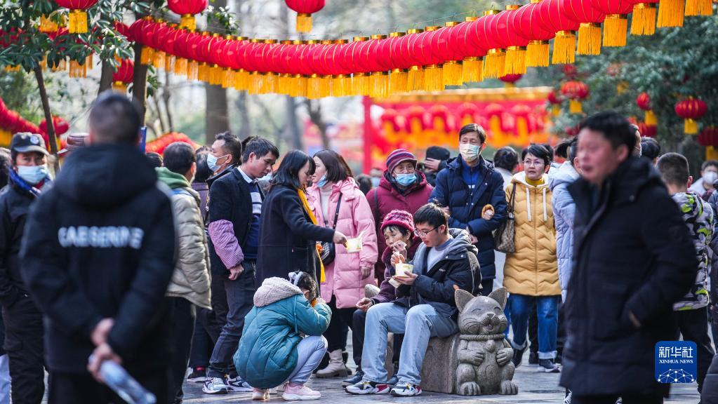 镜头里的中国年：年味浓 消费旺