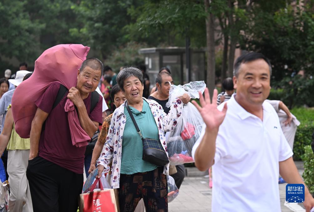 天津市静海区东淀蓄滞洪区转移安置人员全部返村