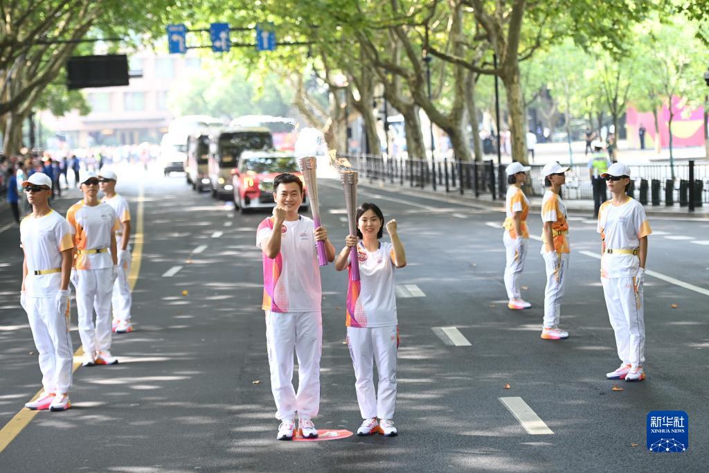 杭州亚运会火炬传递启动