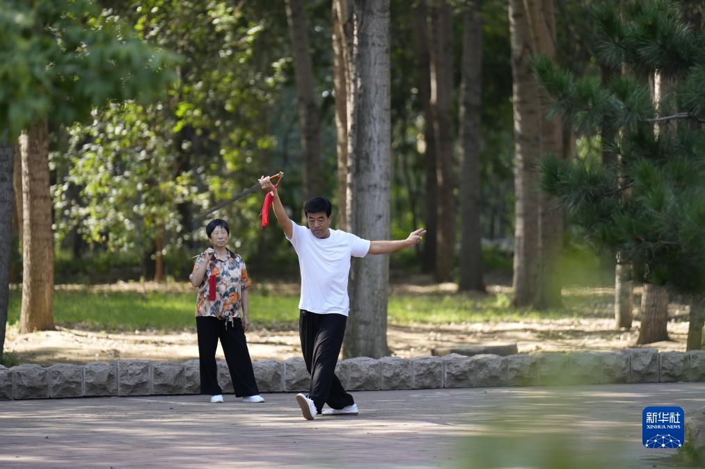 河北乐亭：废弃河道变身生态公园