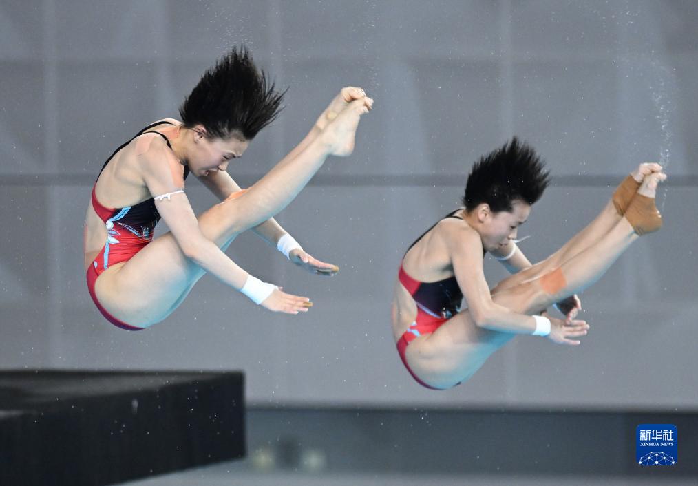 跳水——全国锦标赛:全红婵/陈芋汐女子双人10米台夺冠