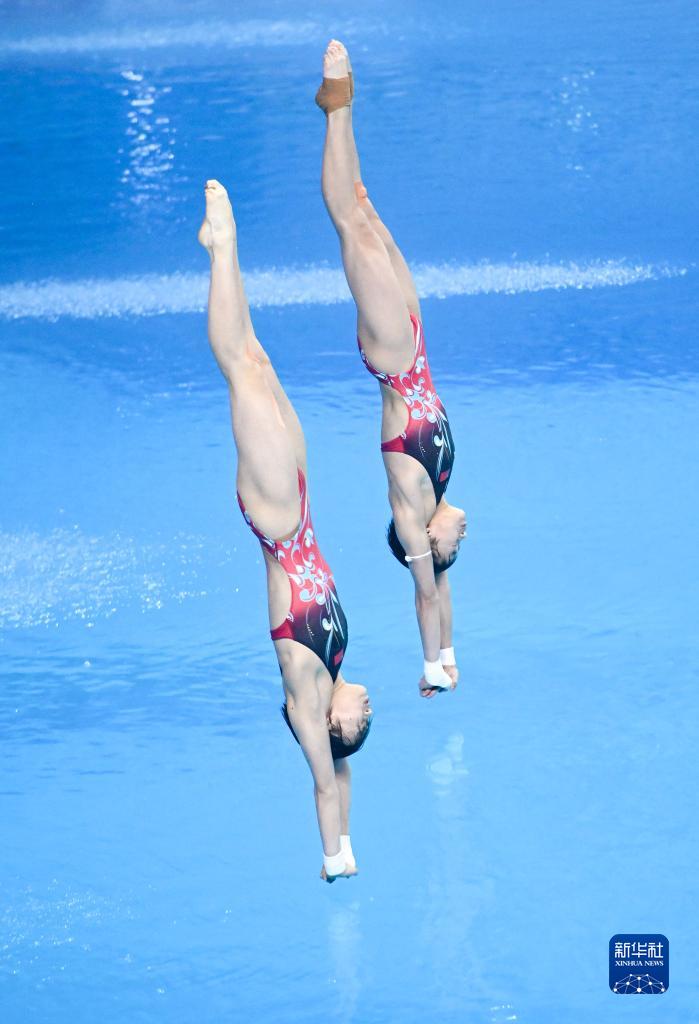 跳水——全国锦标赛:全红婵/陈芋汐女子双人10米台夺冠
