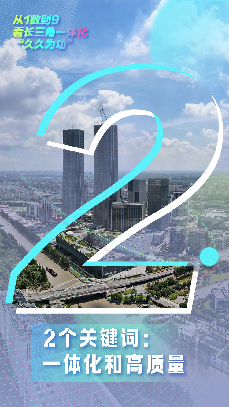 海报｜从1数到9，看长三角一体化“久久为功”