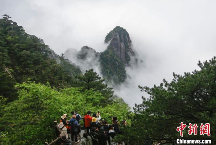 安徽：黄山美景醉游人