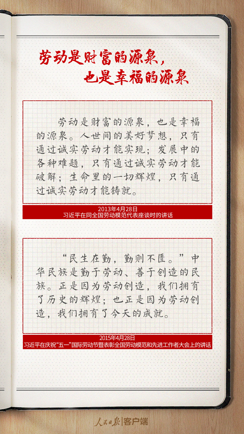 学习笔记丨习近平礼赞劳模精神、劳动精神、工匠精神