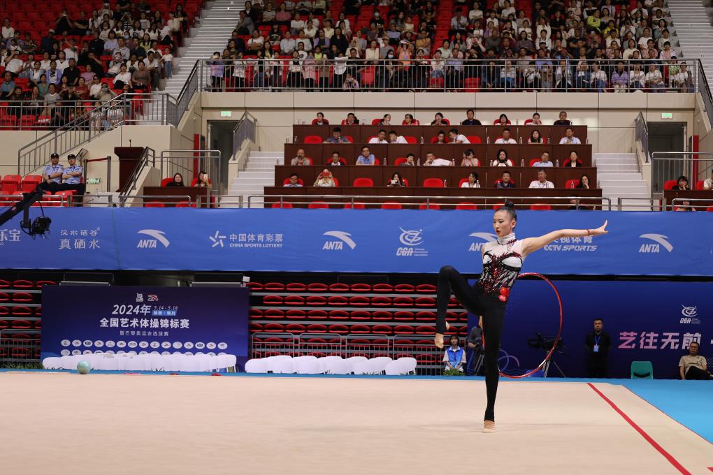 艺术体操全锦赛:王子露强势夺得个人全能冠军