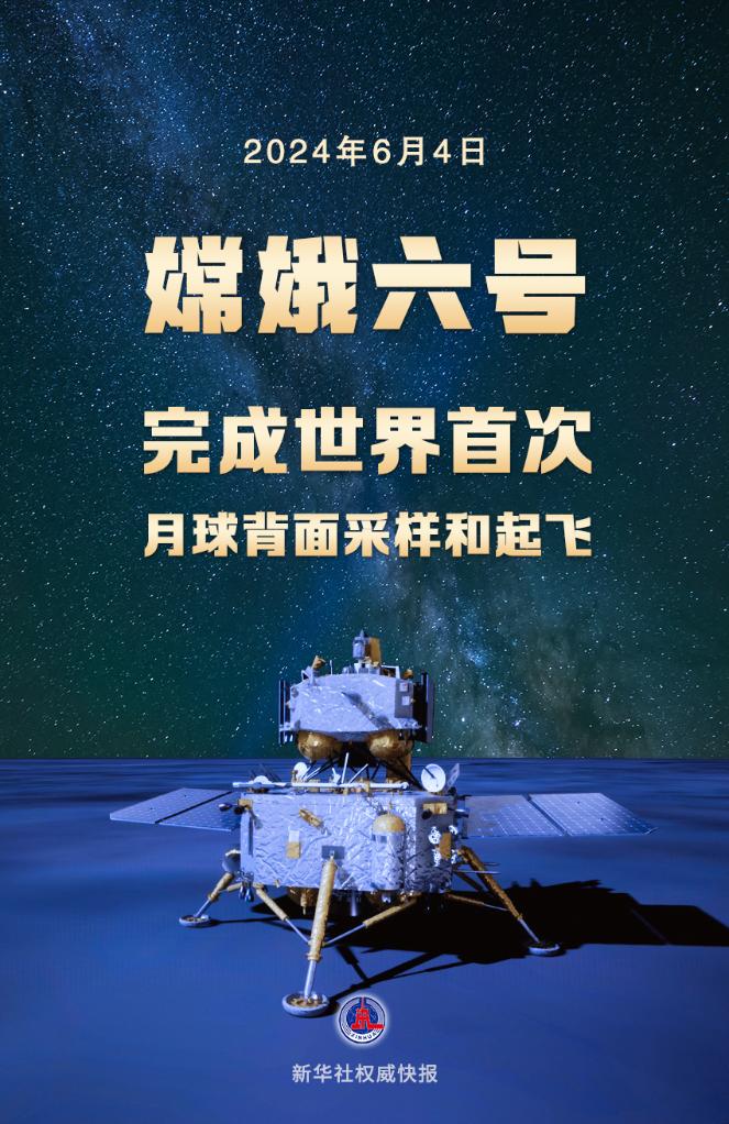 世界首次!嫦娥六号携月背“土”特产启程回家
