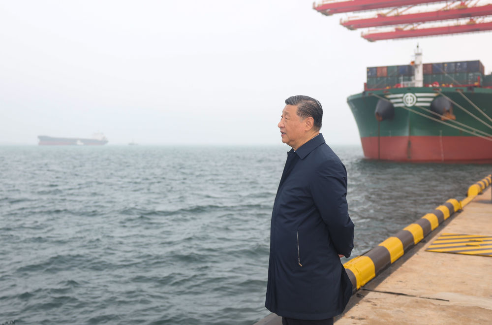 Picture story |.  This is how the Secretary General leads the event of maritime power_Guangming.com