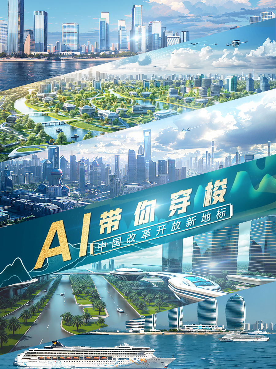 创意视频｜AI带你穿梭中国改革开放新地标