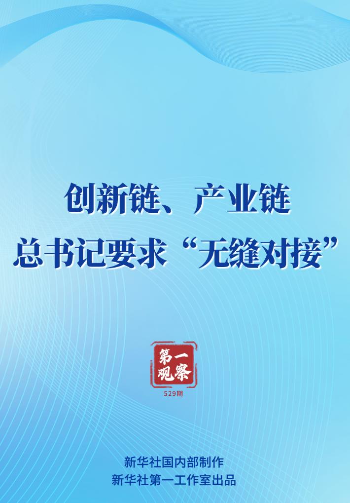 两会第一观察丨创新链、产业链，总书记要求“无缝对接”