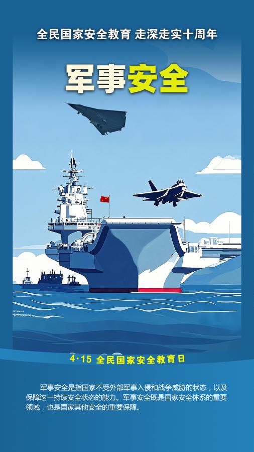 一组海报了解何为“国家安全”
