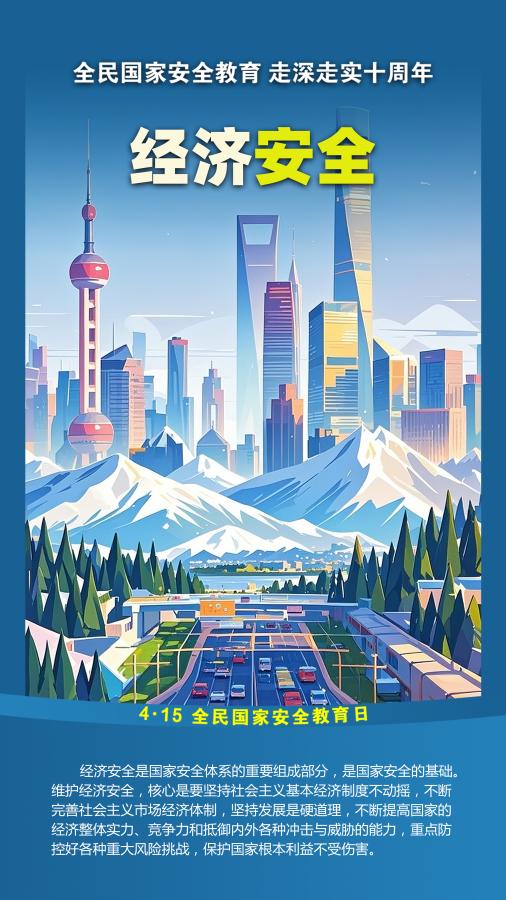 一组海报了解何为“国家安全”