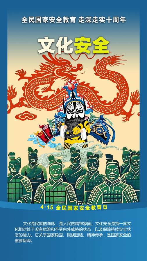 一组海报了解何为“国家安全”