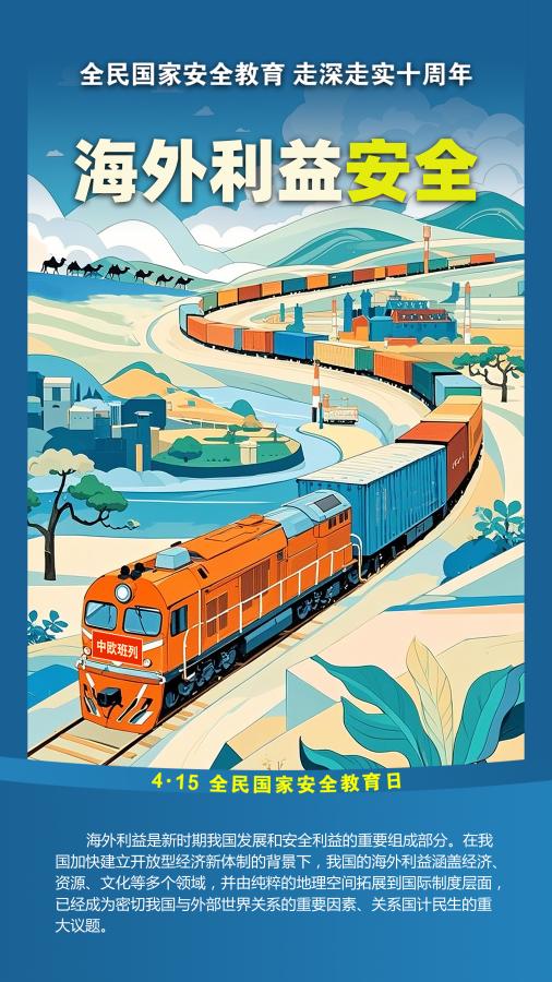 一组海报了解何为“国家安全”