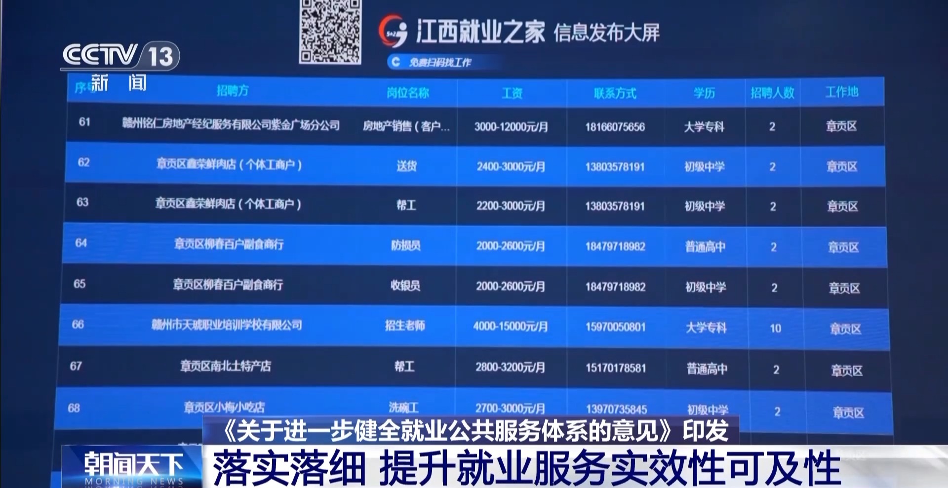 落实1200万就业目标!“健全就业公共服务体系”解读→