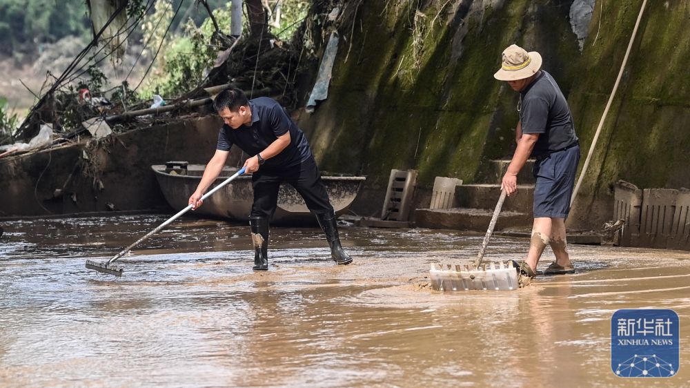 新华全媒+丨广西三江:积极开展灾后恢复工作 新华全媒+丨广西三江:积极开展灾后恢复工作