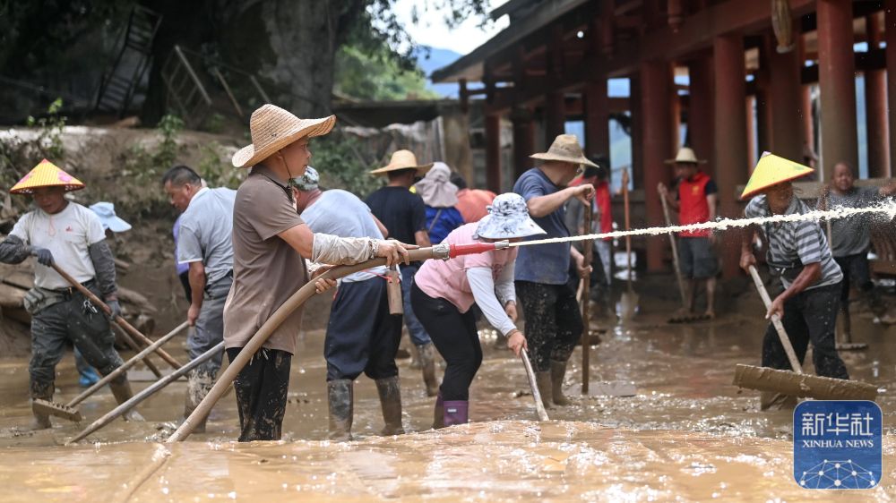 新华全媒+丨广西三江:积极开展灾后恢复工作 新华全媒+丨广西三江:积极开展灾后恢复工作