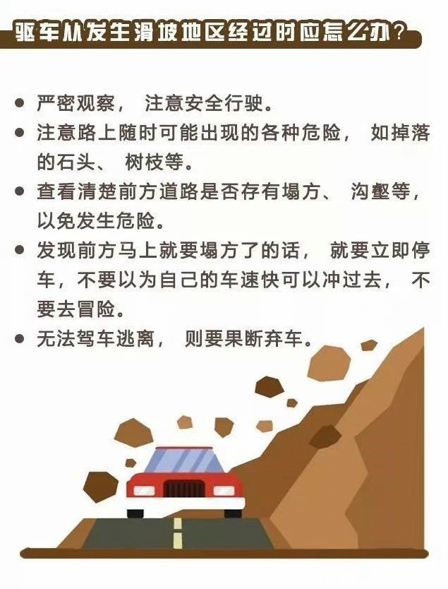 突遇山洪、山体滑坡怎么办？这些要点要记住！