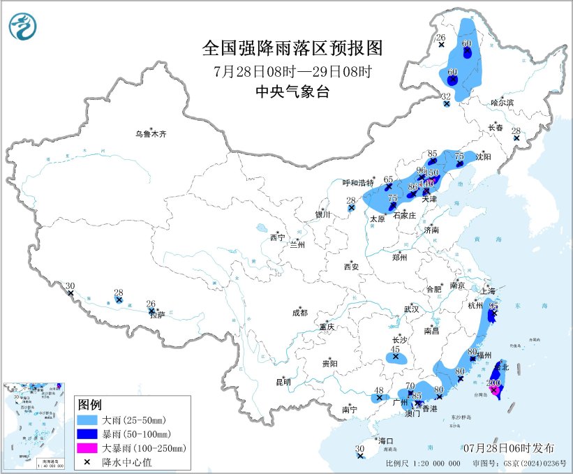 华北东北地区华东等地有较强降雨 关中四川等地迎高温