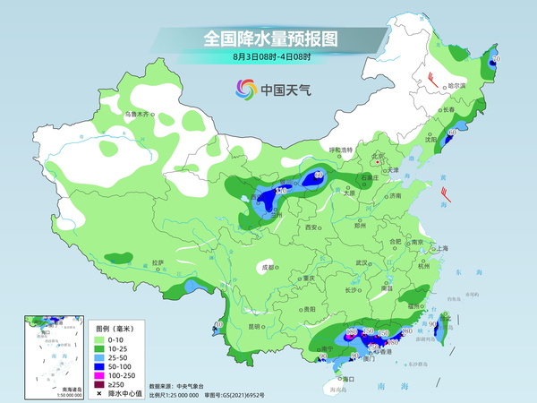 华南强降雨频繁北方雨水连连 四川盆地等地或连遭40℃高温