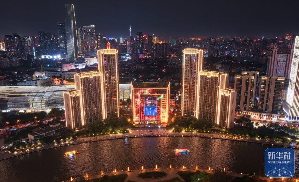 飞阅中国|津彩夜空 光耀海河 飞阅中国|津彩夜空 光耀海河