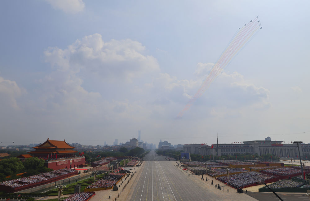 向着新的伟大胜利，前进！——纪念中国人民抗日战争暨世界反法西斯战争胜利80周年大会侧记