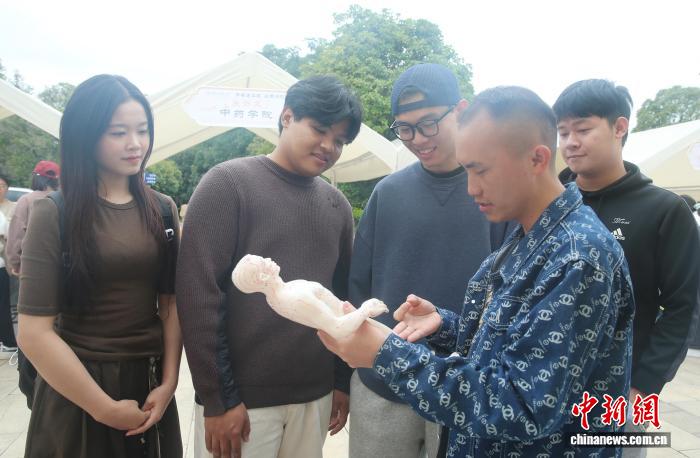 17国留学生昆明感受中医药魅力