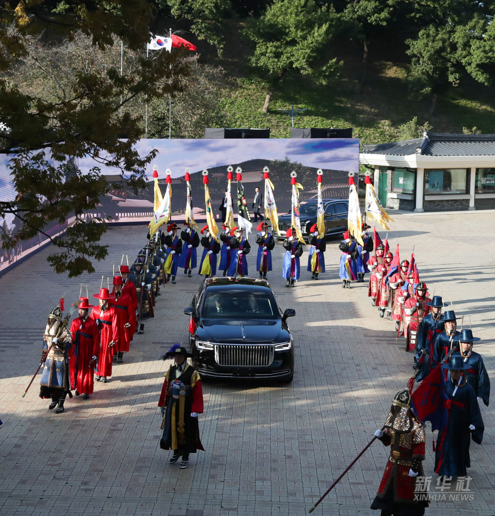 高清大图｜习近平出席李在明举行的欢迎仪式