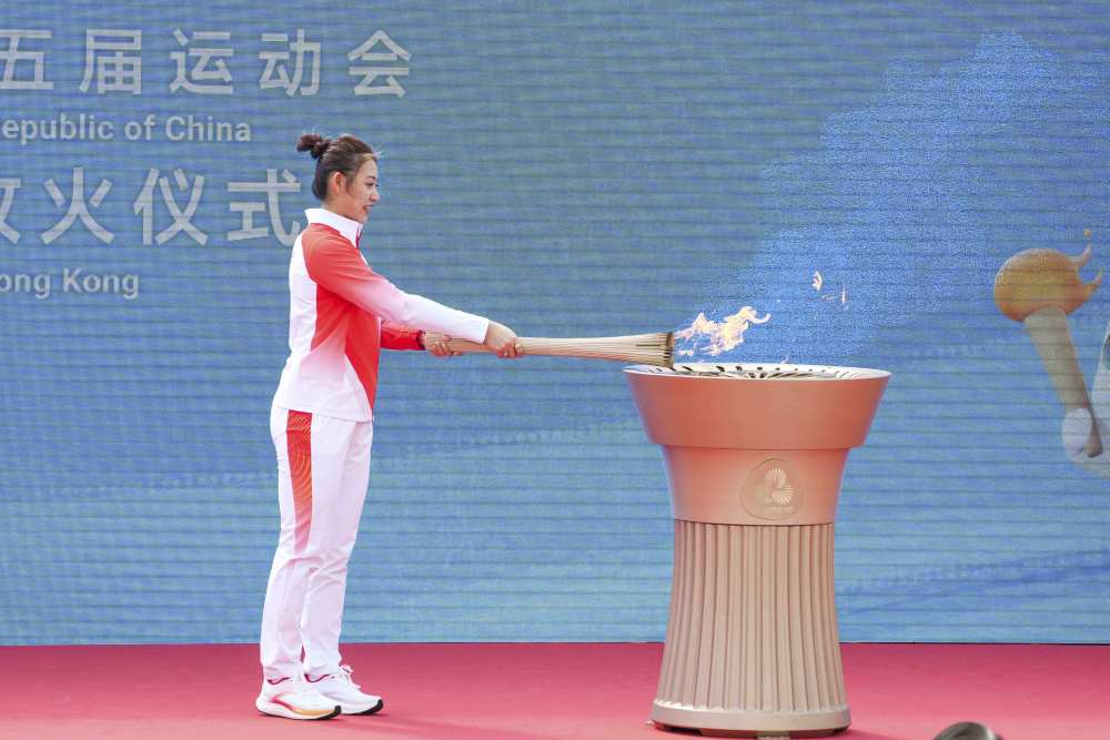 高清大图｜三地联动四城同传！第十五届全运会火炬传递活动举行