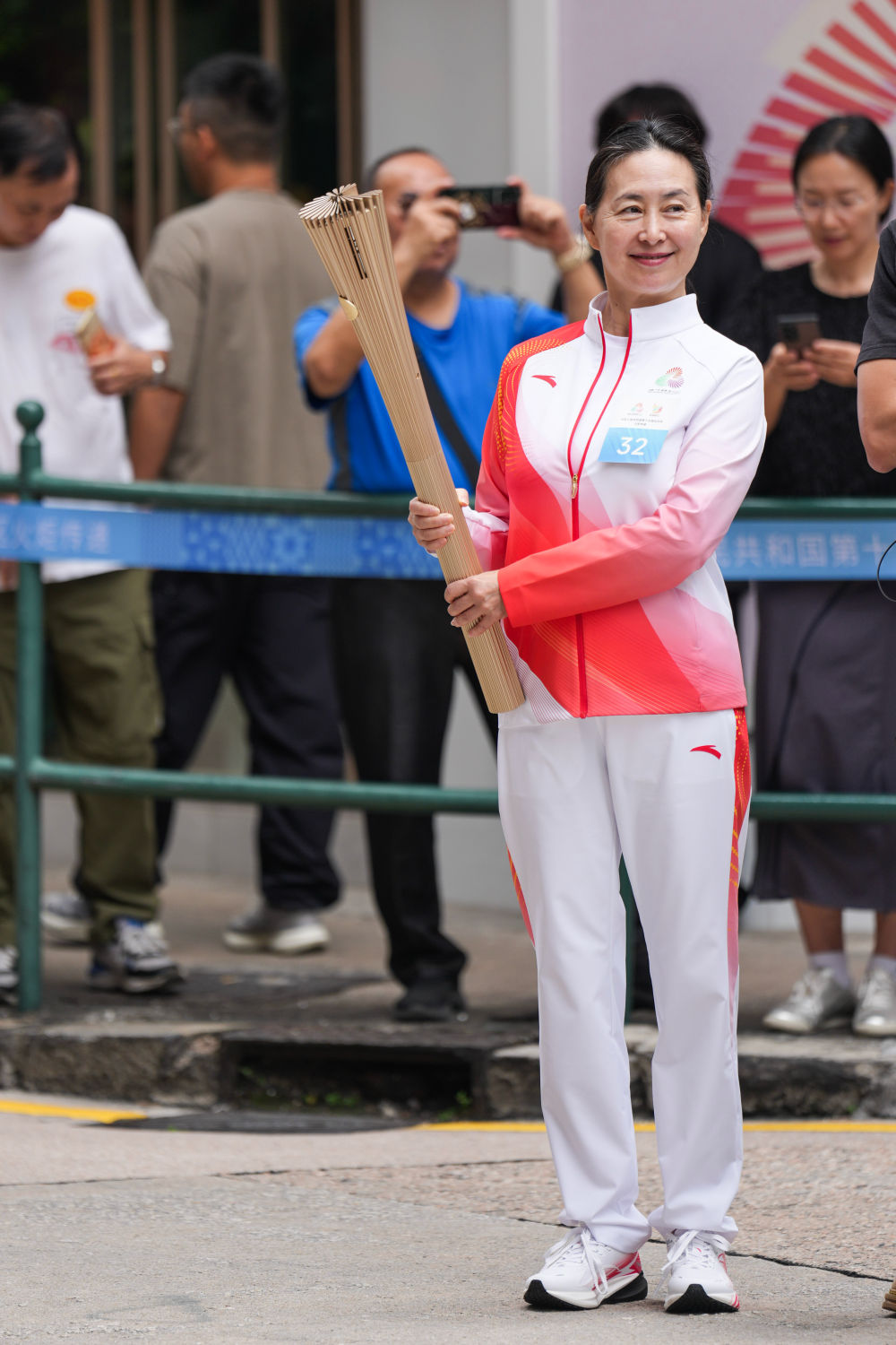 高清大图｜三地联动四城同传！第十五届全运会火炬传递活动举行