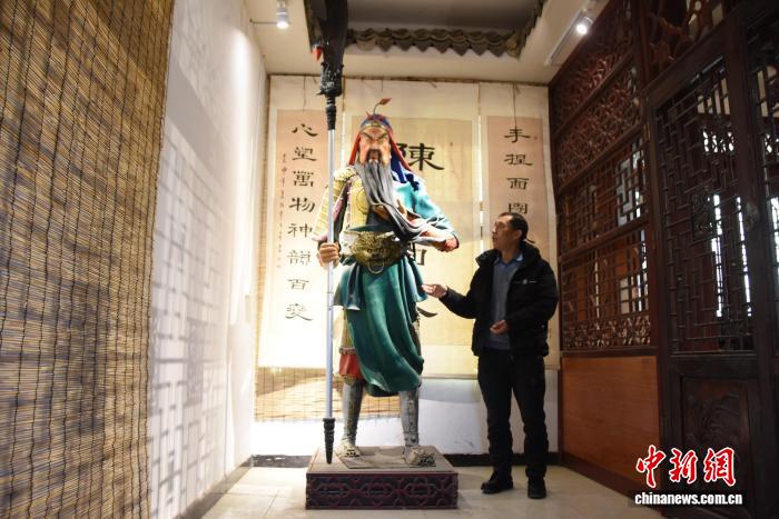 河南新乡:百年非遗面塑迎新年