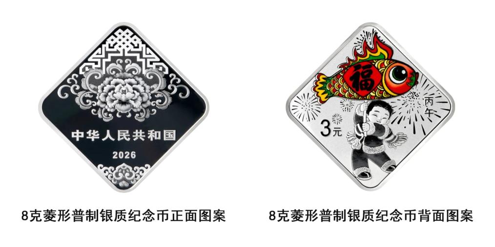 2026年贺岁纪念币和纪念钞来了,先睹为快!