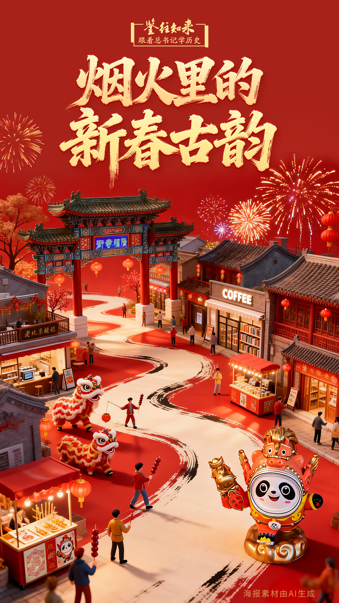 鉴往知来,跟着总书记学历史|烟火里的新春古韵