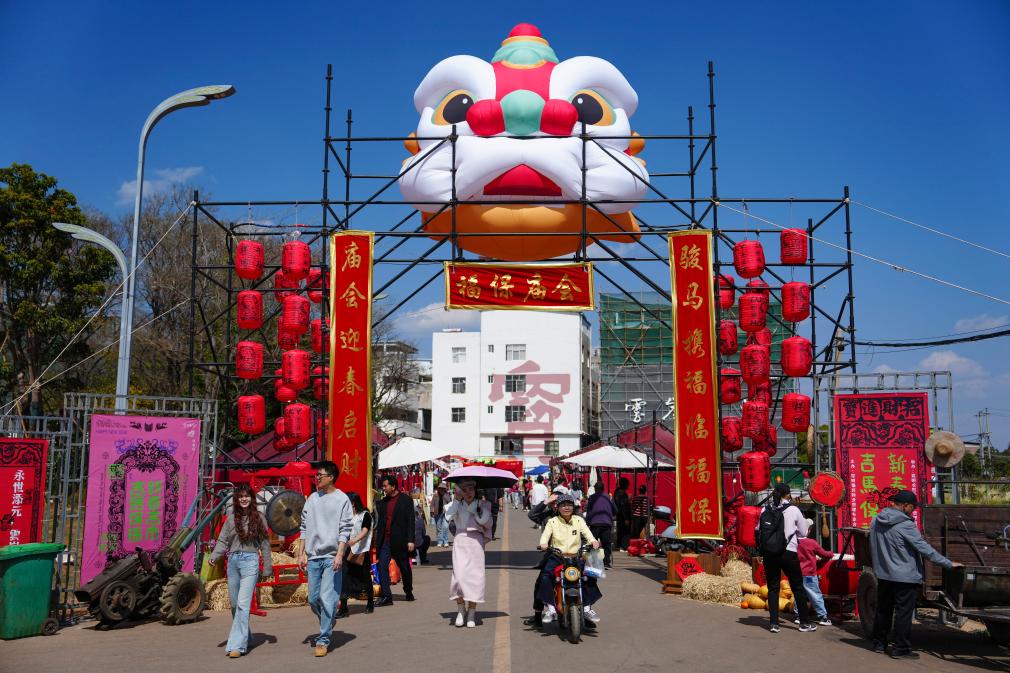 新春“村游”乐