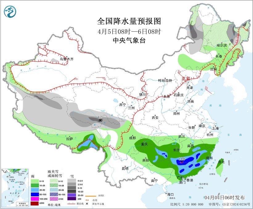北方地区有大风沙尘雨雪 江南华南等地将有较强降水