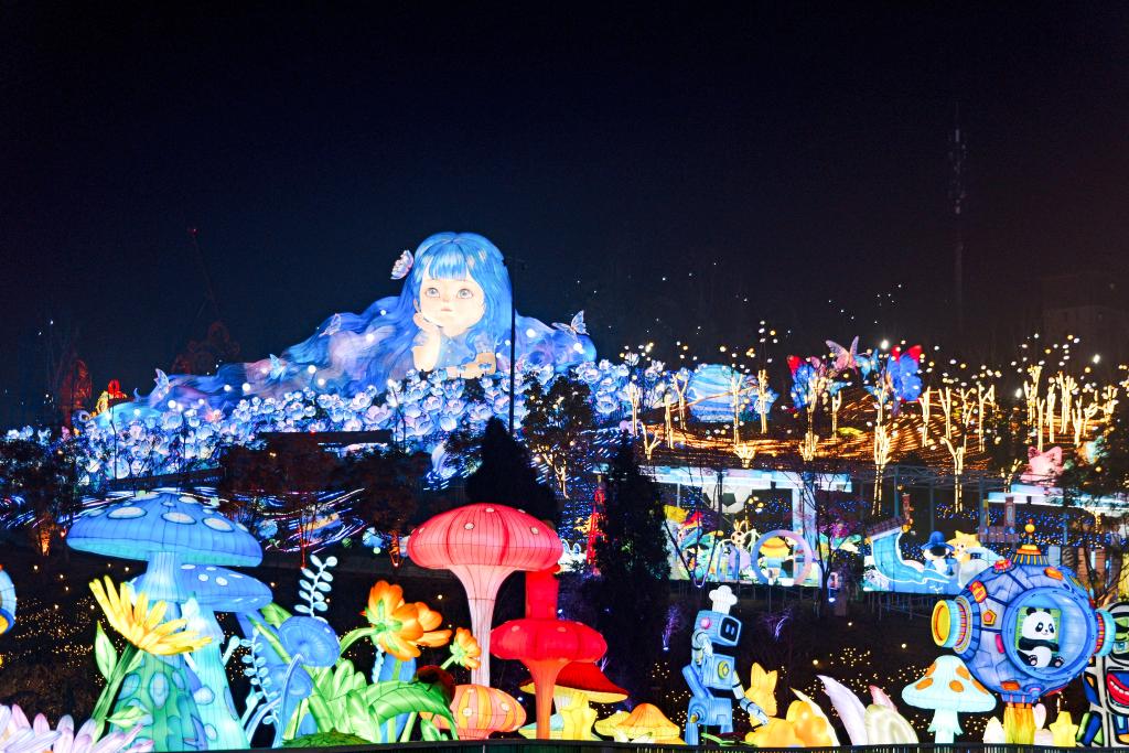 四川自贡举行灯会 促动“中国灯城”夜经济