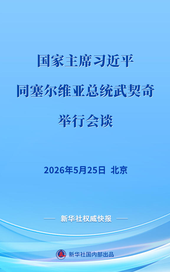 习近平同塞尔维亚总统武契奇举行会谈
