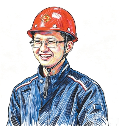 给炙热的钢卷“贴标签”