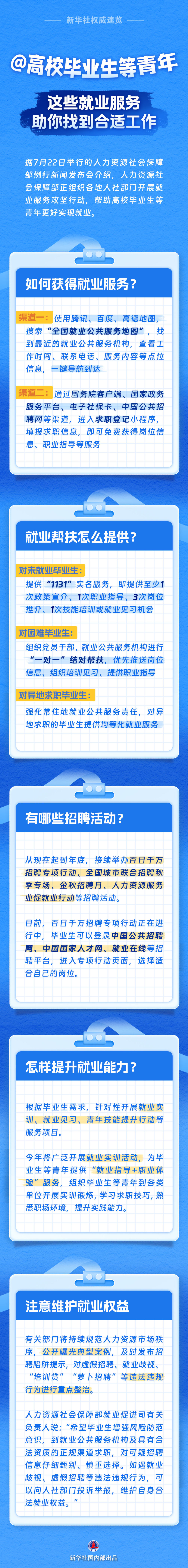 @高校毕业生等青年，这些就业服务助你找到合适工作