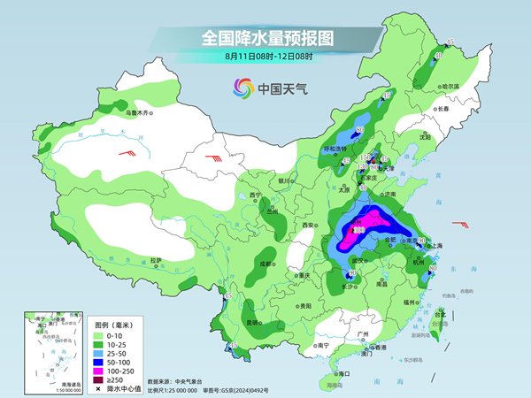 黄淮江汉等地台风雨猛烈 新疆四川盆地高温强盛