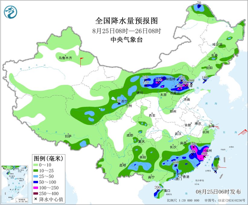 福建广东广西海南等地有暴雨到大暴雨 北方多对流天气