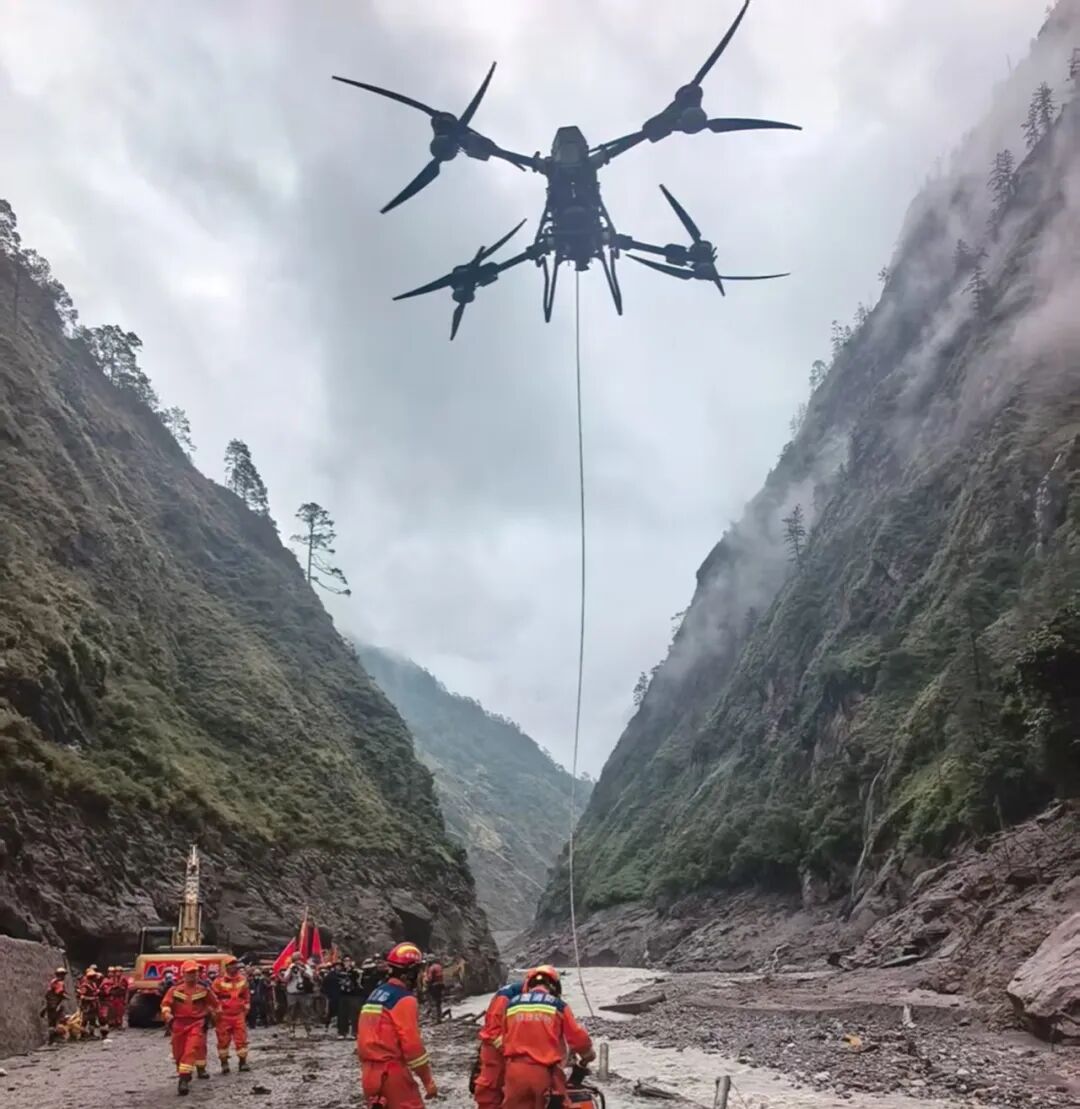 应急管理部调派“雨燕应急”无人机组 持续支持西藏吉隆泥石流灾害救援
