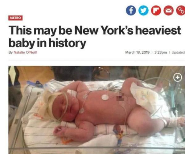 出生轰动美国的14斤巨婴，36年过去变成什么样了？