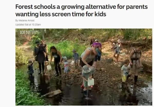 课上爬树玩水？这些家长送孩子到森林学校“边玩边学”