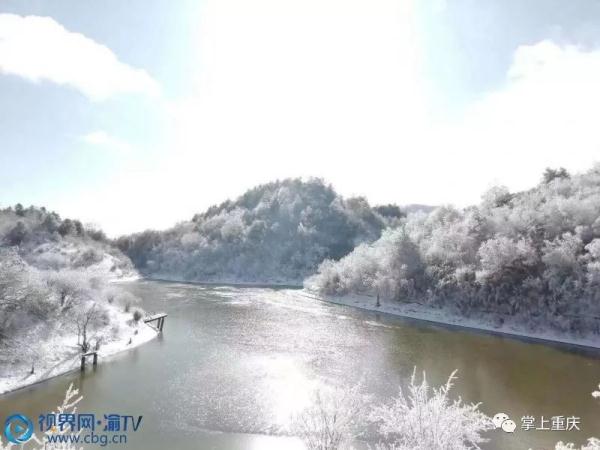 城口：黄安坝雪景宛如仙境