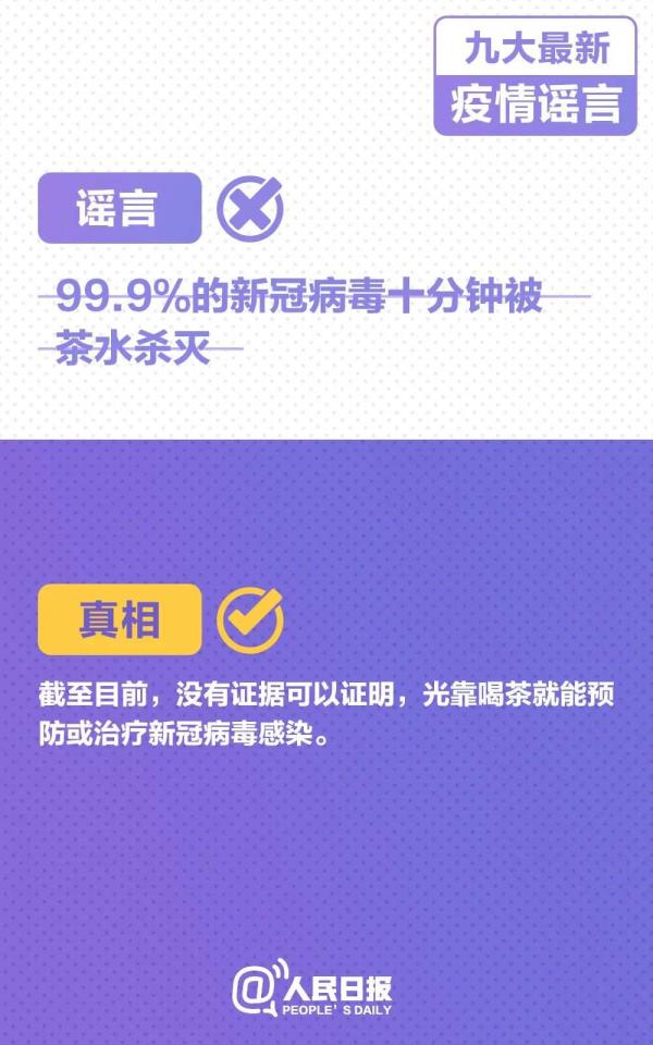 真相｜新冠病毒会在咽喉滞留4天？99.9%的新冠病毒十分钟被茶水杀灭？