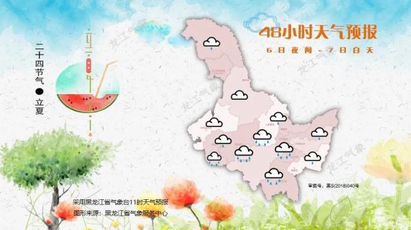 黑龙江省发布大风蓝色预警信号