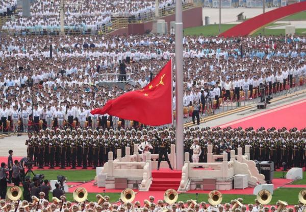 庆祝中国共产党成立100周年大会在北京天安门广场隆重举行